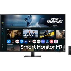 SAMSUNG M7 Series 43-Inch 4K UHD (3840x2160) Smart Monitor with Smart TV Apps, AI Picture Optimizer, Samsung Knox Security & Copilot