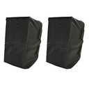 Gicov Outdoor Speaker Cover Weatherproof Outdoor Wall Mounted Speaker Cover Waterproof Speaker Protection Cover for Winter with Windproof Elastic Hem 2 Pack