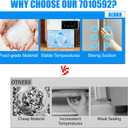Upgraded 7010592 Freezer Door Gasket Compatible with Sub Zero Refrigerator Freezer Door Seal Replacement SZO592 7042262 3211110 Freezer Seal Replacement Sub Zero Freezer Drawer Gasket 33.39" x 18.03"