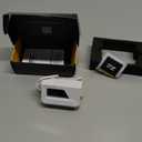 EZDIY-FAB Shield 24-Pin Angle Adapter with Infinity Mirror ARGB Light,ATX 24 Pin Power Connector, 5V 3pin ARGB Sync-180 Degree-White-1 Pack