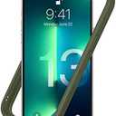 RhinoShield Bumper Case Compatible with [iPhone 13 Pro Max] | CrashGuard NX - Shock Absorbent Slim Design Protective Cover 3.5M / 11ft Drop Protection - Camo Green