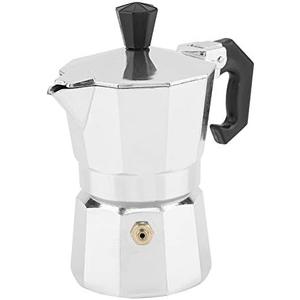 50ml 1 Cup Moka Coffee Pot, Aluminum Espresso Coffee Maker Stovetop Coffee Percolator Stovetop Espresso Pot for Home Office