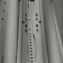 Rfiver Swivel Floor TV Stand with Mount for 32-60 inch TVs up to 88 lbs, Height Adjustable Tall TV Stand with Wood Base, Saving Space Design for Bedroom, Living Room and Corner, White