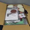 BATOCA S5 Cordless Car Buffer Polisher Kit 1 Inch 3 Inch Dual Action & Rotary Polishing Machine for Car Detailing,2x 2.0Ah Batteries,6 Variable Speeds 2000-5500RPM,Orbital Polisher for Car Boat Polish (Green)