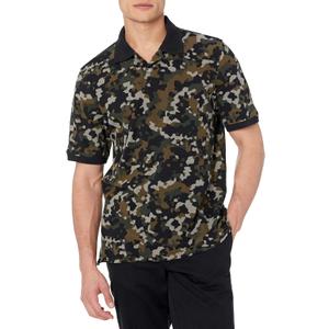 Amazon Essentials Men's Regular-Fit Cotton Pique Polo Shirt  (XX-Large, Olive Camo)