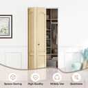 JUBEST 36in Bifold Door Hardware Kit, Top Mount, 2-Door System, No Doors