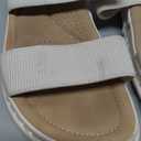 Aomigoct Womens Sandals Flats Dressy: Comfortable Open Toe Platform Sandals - Casual Walking Shoes for Summer, Size 10