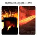 80CRV2 Steel Flat Stock Cold Rolled Carbon Steel Bar for Knife Making 12"x1.5"x 1/8"(4 Packs)