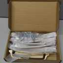 khtumeware 6 Pack 5 inch(128 mm) Drawer Pulls Champagne Bronze Cabinet Cup Pulls Cabinet Hardware Brushed Gold Kitchen Cabinet Handles Bin Cup Pulls for Kitchen cabinets.