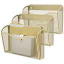 MINDEPOT Wall File Organizer,Hanging Wall Mounted File Folder Binder Holder Mail Organizer for Office,Home and School Supplies