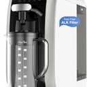 SimPure Y7T-BW-A Countertop Reverse Osmosis Water Filter, NSF/ANSI 58 Certified, 100GPD 5 Stage RO Water Filtration System with pH+ Remineralization, Water Purifier with Glass Pitcher, No Installation
