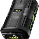 MAFACBAC 6Ah 40V Lithium Battery: Replacement for Ryobi 40 Volt Battery OP40401 OP40602 OP4026 OP40501 OP40261 - Compatible with Ryobi 40V Lawn Mower