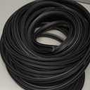 Dense Rubber Window Locking Gasket Weather Stripping Window Seal, Tow - Piece Locking Action (Inline) 30Feet