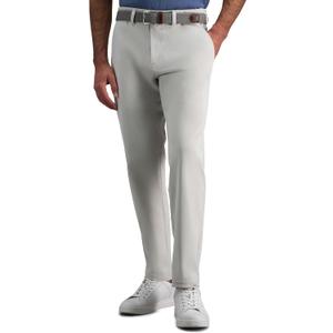 Haggar Men's Sport Travel Performance Stretch Straight Fit Casual Pant (32W x 30L)