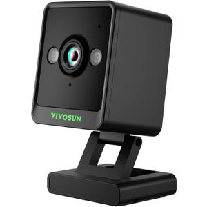 VIVOSUN Grow Cam C4, 2K QHD WiFi Smart Camera for Grow Tent & VGrow Smart Grow Box, Supports 2.4GHz WiFi (Not 5GHz/6GHz), Timelapse, Night Vision, SD Card Storage, 2Way Audio, App Control