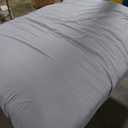 Japanese Floor Mattress, Futon Mattress with Portable Storage Bag and Washable Cover, Roll Up Thick Tatami Mat Suitable for Camping, Guest Room, Grey, Twin