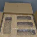 NIKUY 9 IN 1 Bamboo Foil and Plastic Wrap Organizer for Kitchen Drawer, Plastic Bag Organizer Organization and Storage, Food Storage Bag Organizer with Labels for Quart Gallon Snack Sandwich Bag (Natural)