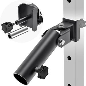SELEWARE Power Rack Landmine Attachment for 2" Olympic Bars T Bar Row Landmine Attachment for 2" x 2" Power Cage with 5/ 8" or 1" Hole, 600 lbs Capacity