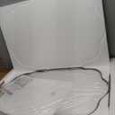 ANDY STAR Scalloped Bathroom Mirror, 24x36 Inch Matte Black Vanity Mirror in Stainless Steel Metal Frame, Unique Oval Mirror with Modern Curved Edge Design, Ideal for Bathroom, Bedroom, Entryway