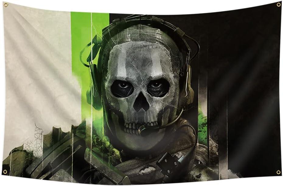 Konern 3×5ft Call of Dutys Flag Polyester Digital Printed Game Tapestry Curtain For Decor