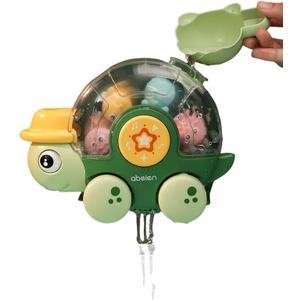 Turble Bath Toy, Toddler Bath Toys with Turtle Toddler Bathtub Bath Toys for Toddlers 1-3 4 5 6