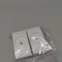 Wall Nanny - Baby Gate Wall Protector (Made in USA) Protect Walls from Pet Gates & Dog Gates - No Safety Hazard on Spindles - for Child Pressure Mounted Baby Gate for Stairs Cup Guard - White, 4 Pack