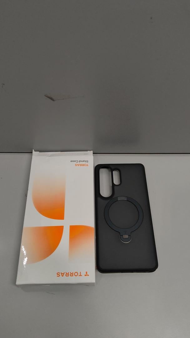 TORRAS Q3 Spin for Samsung Galaxy S26 Ultra Case with 360 Magnetic Stand, Compatible with Magsafe, 4X MilitaryGrade Shockproof S26 Ultra Phone Case with Kickstand, Translucent Frosted Black