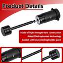 Trailer Tongue Coupler Lock Dia 1/4 Inch 3-1/2 Inch Span Trailer Hitch Coupler Locking Pin for Latch-Type Coupler Truck Car and Boat,High Security by Cenipar