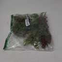 40 Pcs Artificial Pine Branches Pinecone Holly Berry Set, 12.5 Inch Christmas Greenery Picks Foliage Sprigs Fake Cedar Stems for Xmas Vase Filler DIY Crafts Garland Wreath Home Decor (40, Red Berry)