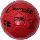 Champion Sports Extreme Series Soccer Ball, Soft Touch, All Weather, High Air Retention, Youth & Adult League Balls for Training, Games, Outdoor & Indoor Play, Size: Size 3