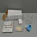 Qilery 122 Pcs Baby Shower Games Guess How Many Bears 100 Guessing Cards 20 Pencils 1 Bottle 1 Wood Standing Sign for Baby Shower Games Gender Reveal Party Decoration(Blue)