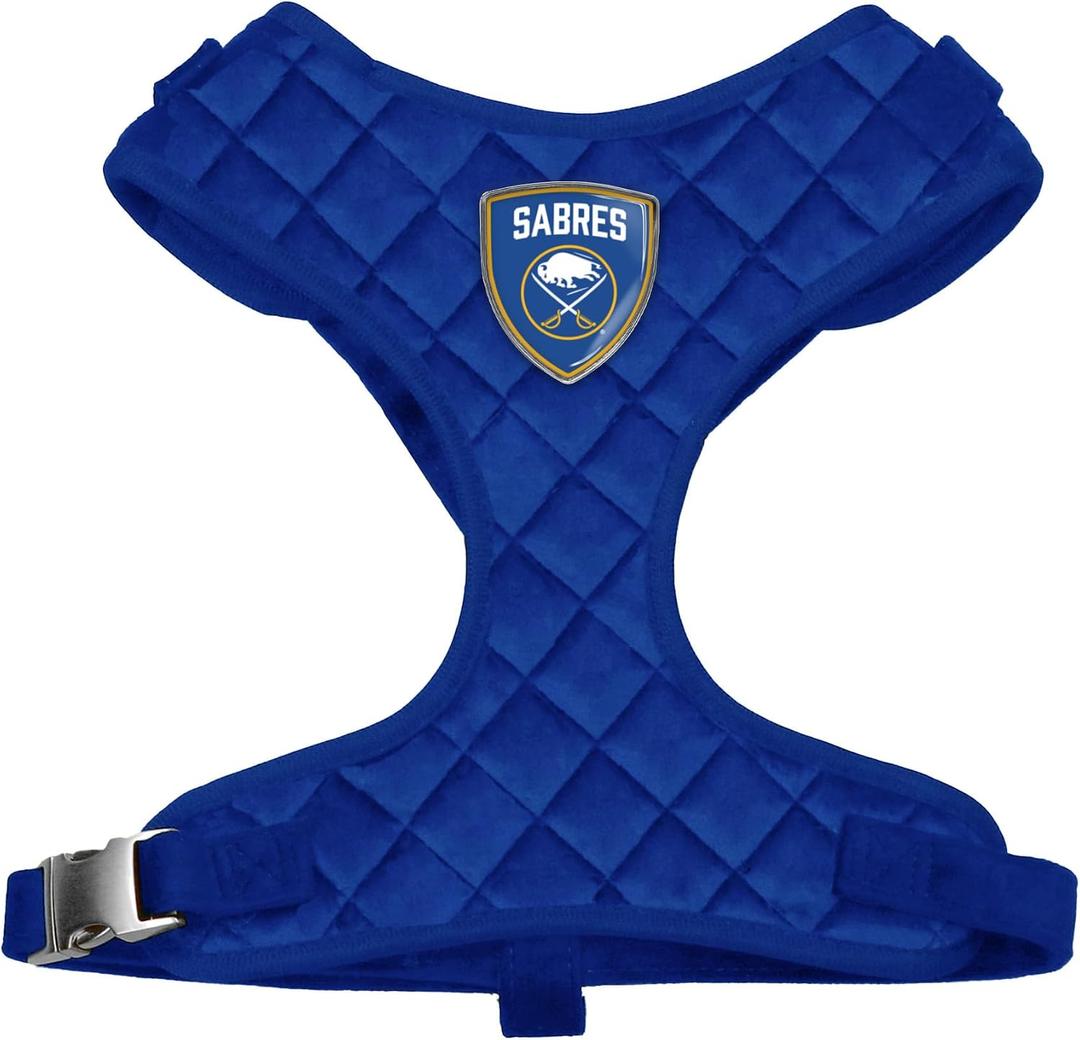 Littlearth NHL Unisex-Adult NHL Velvet Pet Harness M