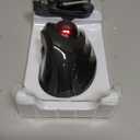 ELECOM DEFT PRO Trackball Mouse, Wired, Wireless, Bluetooth 3 Types Connection, Ergonomic Design, 8-Button Function, Red Ball, Windows11, MacOS (M-DPT1MRXBK)