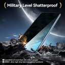 SMARTDEVIL 2 Pack for Google Pixel 8 Pro Privacy Screen Protector with 2 Pack Camera Lens Protector, Finger Print Reader Compatible, Fast & Easy Installation, Clear 9H Tempered Glass Film,