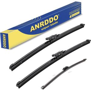 3 wipers Replacement for 2015 2016 2017 2018 2019 2020 2021 2022 2023 Ford Edge Original Equipment Windshield Wiper Blades Set 28"+28"+15" (Set of 3) Pinch Tab