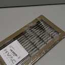 HVAC Premium 6" X 12" or 12" X 6" Heavy Duty Walkable Floor Grille - Fixed Blades Air Grille - Brown [Outer Dimensions: 7.75 X 13.75]