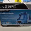Little Giant APCP-1700 115-Volt, 1/3 HP, 1745 GPH, Automatic, Submersible, Swimming Pool Cover Pump with 25-Ft. Cord, Light Blue, 577301
