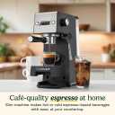 Cuisinart Espresso Bar Slim Coffee Espresso Machine, Makes Hot or Cold Cafe-Quality Beverages Including Cappuccino, Lattes, and Cold Extracted Drinks, Steam/Frothing Wand for Milk-Based Drinks,EM-160