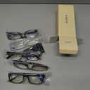 Gaoye 1.5 Professional Reading Glasses for All Day - Computer Readers with Blue Light Protection - Value Pack
