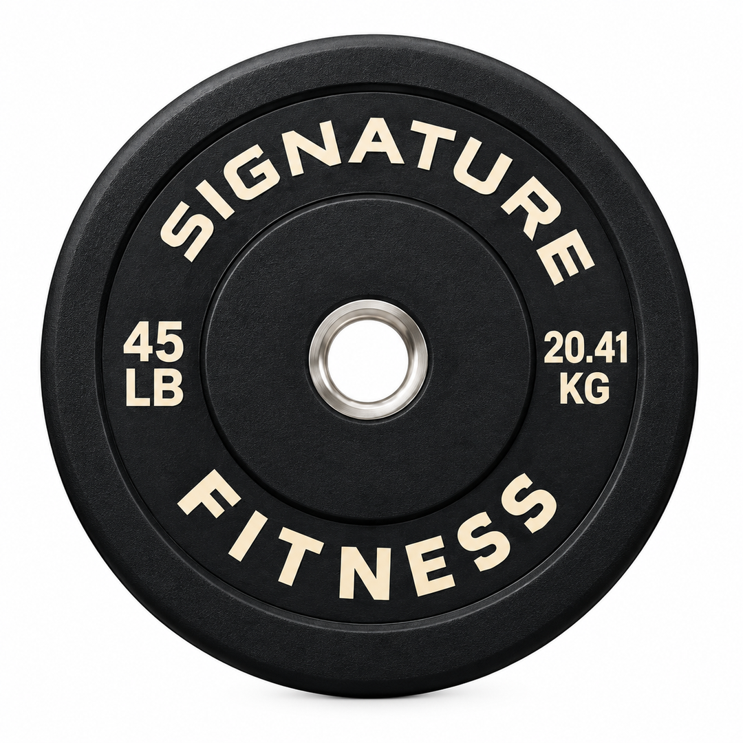 Fitvids Olympic Bumper Plate Weight Plates for Strength Training & Weightlifting
