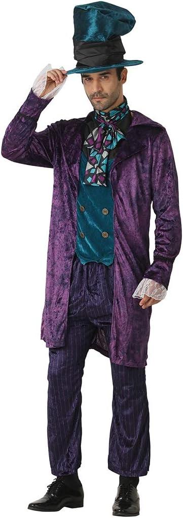 FantastCostumes Men The Hatter Costume Mad Tea Party Fairy Tale Gentleman Fancy Dress (Plus Size)