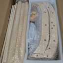 Stuffed Animal Zoo Storage Extra Large Wooden Stuffed Animal Holder Soft Toy Organizer Nursery Zoo Cage Plush Stuffed Toy Cage Kids Playroom Bedroom Decor Display Corner Oval Shaped (Large-Sized Regular)