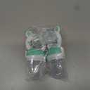 Baby Fruit Food Feeder Pacifier - Fresh Food Feeder, Infant Fruit Teething Teether Toy for 3-24 Months, 6 Pcs Silicone Pouches for Toddlers & Kids & Babies, 2-Pack (Cyan)