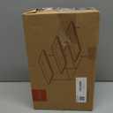 Lifewit 3 Tier Serving Tray for Party, 12" x 6.5" Plastic Tiered Food Serving Platters, White Rotatable Tiered Tray Stand with Gold Collapsible Metal Stand, Dessert Table Display Set for Buffet