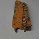 Boho Throw Blanket Reversible Cotton Bohemian Tapestry Hippie Room Decor Double Sided (Boho Bee Yelow 50"x60")