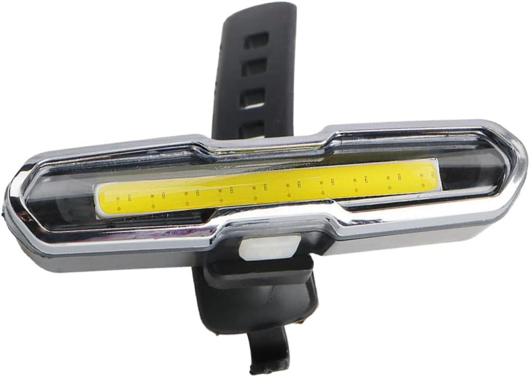 1Pc USB Rechargeable Bike Tail Light High Brightness LED Rear Lamp for Night Riding Bicycle Safety Light Durable Material for Mountain Bikes