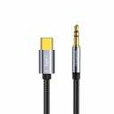 USB C to 3.5mm Audio Aux Jack Cable  USBC to Aux Adapter with Builtin DAC, 48kHz/16Bit HighRes Sound  Plug & Play for Headphones, Speakers, Car Audio, 1m