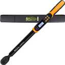 Digital Torque Wrench 1/2 Drive, 14.8-147.5 ft-lbs (20-200Nm), with Buzzer & LED Indicator, for Automotive, Motorcycle & Bicycle, 2% Accuracy
