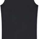 Gildan Men's A-Shirts Tanks Multipack (Black)S-M