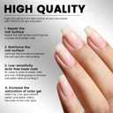 2 x YOKE FELLOW Base Coat Nail Polish - 16ML No Wipe Base Coat for Soak Off LED Nail Lamp Nail Polish Gel Upgraded Long-Lasting DIY Home and Nail Salon